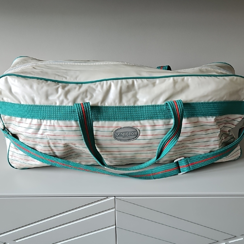 Victor Striped Duffle Bag
